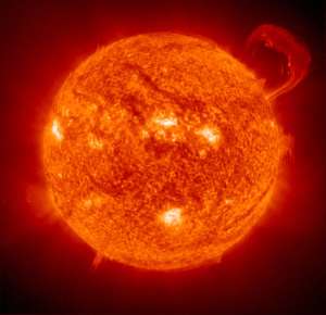 The Sun: hotter than the bottom of the ocean (Credit: NASA/ European Space Agency)